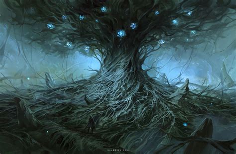 Ancient Tree, Nele Diel on ArtStation at https://www.artstation.com ...