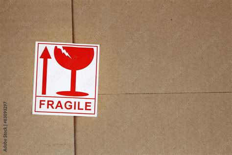 Fragile package box Stock Photo | Adobe Stock