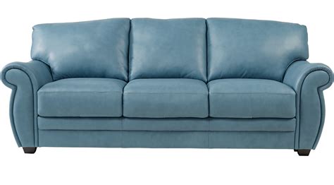 Reasons the blue leather couch of best fit for your living room ...