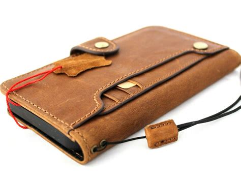 Genuine Leather Case Wallet For Apple iPhone 11 12 13 14 Pro Max 6 7 8 ...