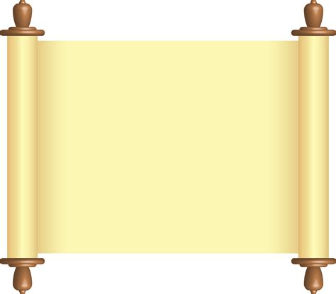 Blank paper scroll png illustration 8499991 PNG