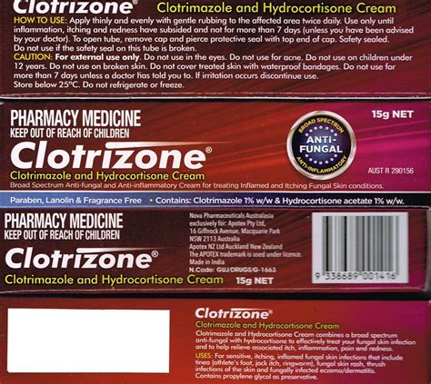 Two Units Clotrizone antifungal cream 2 X 15 gram Hydrozole Generic | eBay