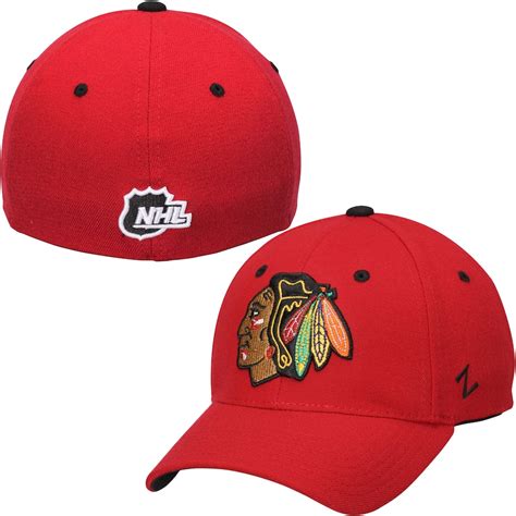 Mens Chicago Blackhawks Zephyr Red Breakaway Flex Hat