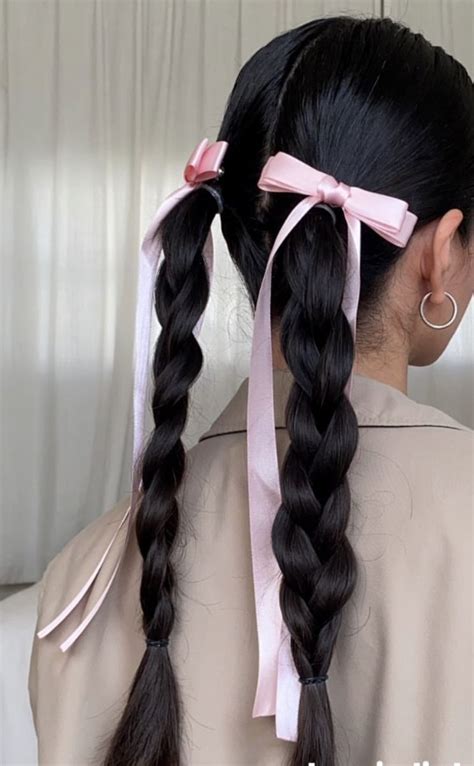 Pin by Erinjmonaghan on Inspo | Ribbon hairstyle, Hair styles, Hair ...