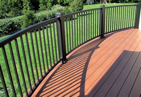 Curved Metal Deck Railings