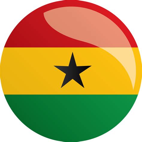 Ghana Flag Download PNG Image - PNG Mart