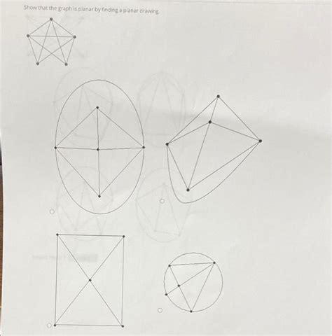 Solved Show that the graph is planar by finding a planar | Chegg.com