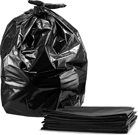 Trash Bags, (100 Count) Large Black Heavy Duty Garbage Bags | Walmart ...