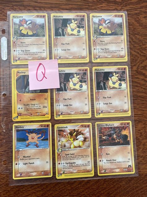 Vintage Pokemon Cards (9) LOT Q | eBay