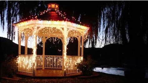 Outdoor Fairy Lights | Outdoor fairy lights, Fairy lights garden, Gazebo