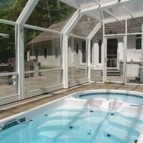 Retractable Swim Spa Enclosure Manufactured by Roll-A-CoverAmerica's ...