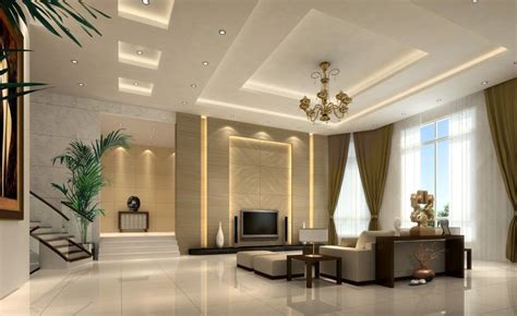 Simple Ceiling Design for Living Room