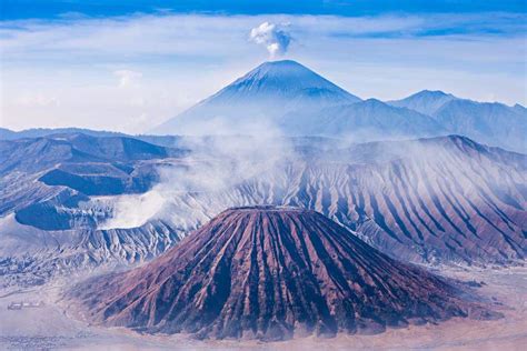 Bromo, Batok and Semeru volcanoes, Java island, Indonesia | Insight ...