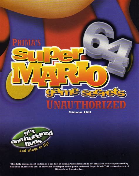 Super Mario 64 Game Secrets Unauthorized - Prima Games - Retromags ...