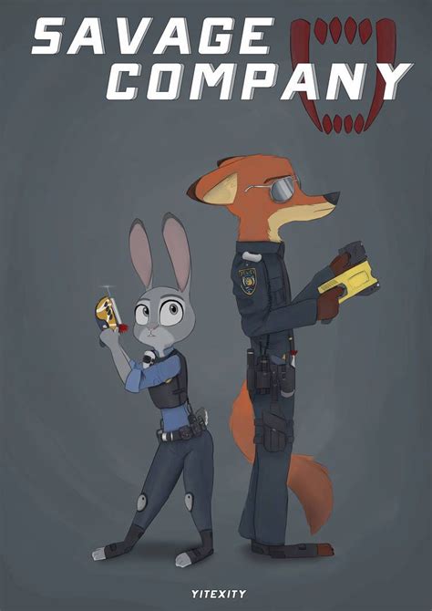 Official Savage Company Chapter 1 Cover by yitexity | Zootopia comic ...