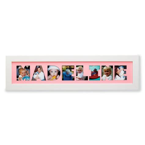 Personalized Name Frame Photo Collage - Pink - Walmart.com - Walmart.com