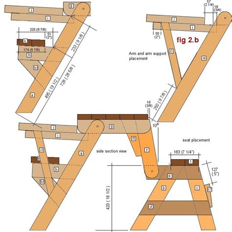 Folding bench to picnic table instructions ~ Woodworking ideas