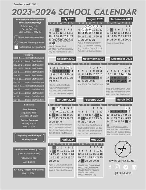 Forney Isd Calendar 2024 2025 - Emili Inesita