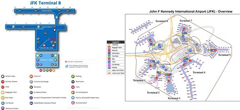 JFK Airport Terminal 8 Map