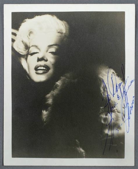 MARILYN MONROE SIGNED AND INSCRIBED PHOTOGRAPH