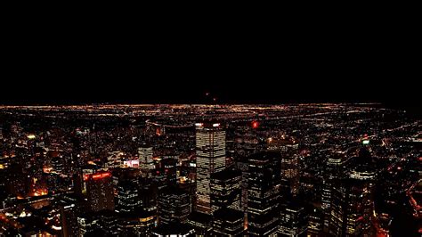 City Lights Wallpaper - Night City Top View