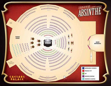 Absinthe Las Vegas Seating Chart