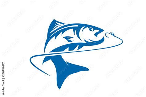 Fishing vector design logo template. - fish logo Vector - Vector Stock ...