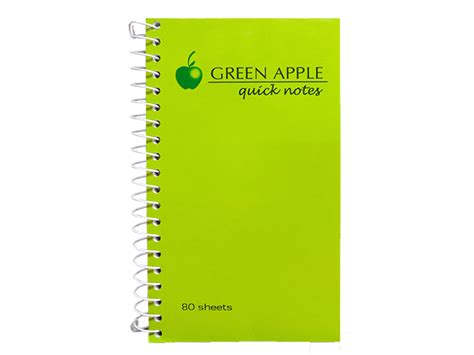 Green Apple Quick Notes Mini Notebook G-280 76x127mm | Office Warehouse ...