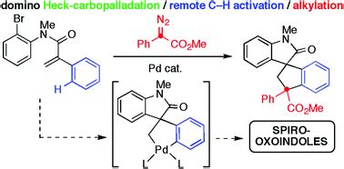 Synthesis of spiro-oxoindoles through Pd-catalyzed remote C–H ...