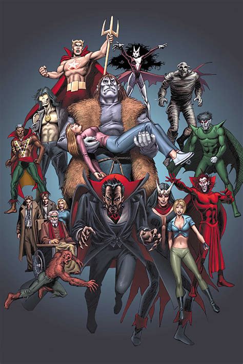 OFFICIAL HANDBOOK OF THE MARVEL UNIVERSE: HORROR 2005 - Comic Art ...