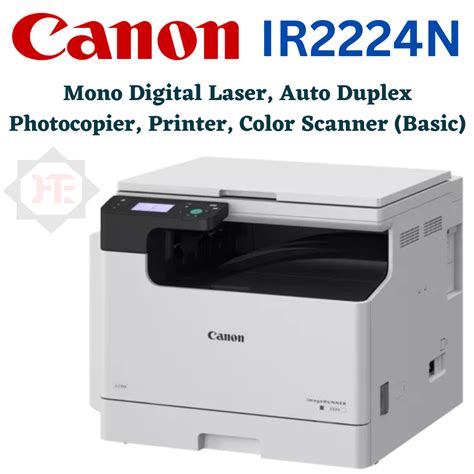 Canon IR 2224N Digital Photocopier Printer, Scanner, A3 Size