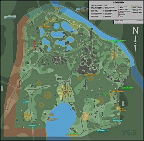 Escape from Tarkov Woods Map Guide - GamesRecon