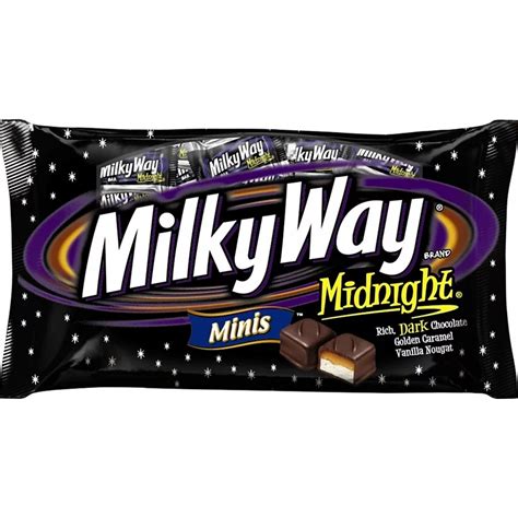 Milky Way Midnight Dark Chocolate Minis Size Candy Bars - Shop Snacks ...