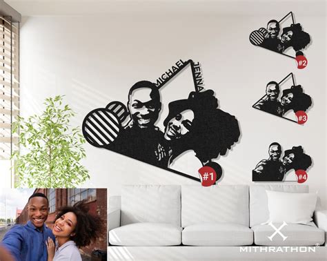 Personalized Modern Wall Art Decor Custom Metal Wall Art Gift Ideas for ...