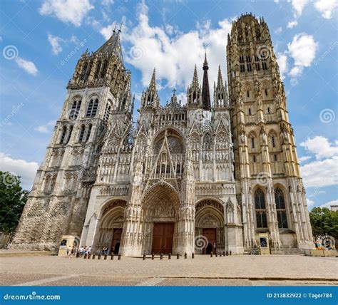 Rouen Cathedral in Rouen, Capital of Haute-Normandie, France. Editorial ...