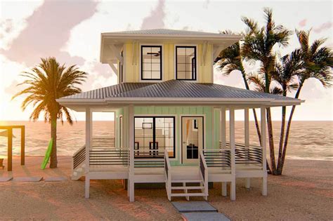 Tiny Beach House Plans, Beach View House, Small Beach Houses, Beach ...