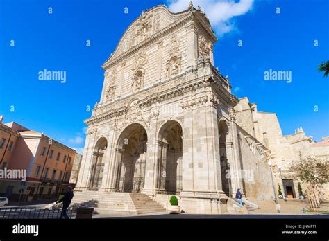 Sassari Sardinia cathedral, view of the Duomo (Cattedrale di San Nicola ...