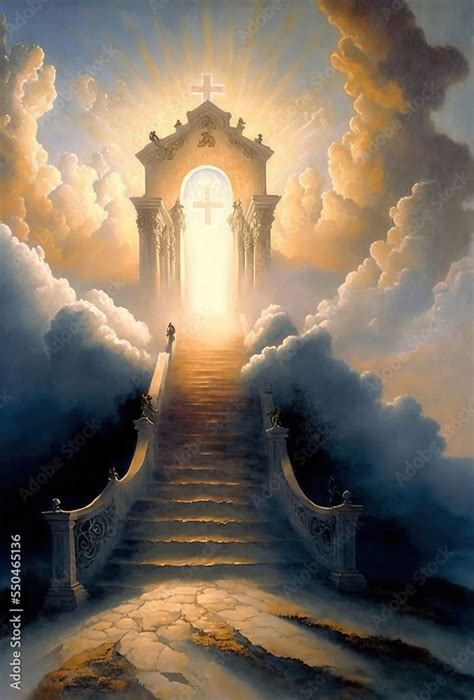 Stairway to heaven illustration art spiritual background artwork ...