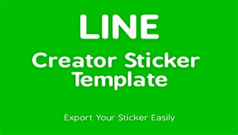 LINE Sticker Creator Template on Behance