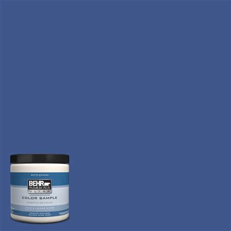 BEHR Premium Plus Ultra 8 oz. #PPU15-3 Dark Cobalt Blue Interior ...