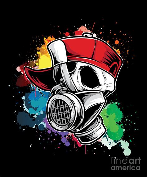 Gangster Gas Mask Graffiti Drawings