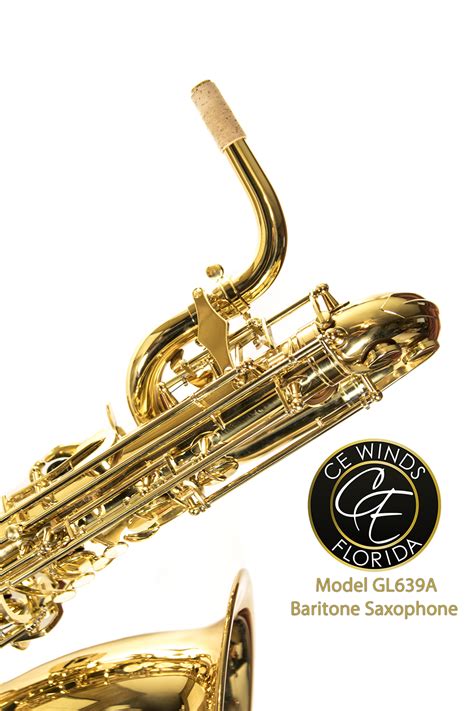 CE Winds A2 Gold Lacquer Baritone Saxophone