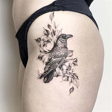 210+ Coolest Crow Tattoos Ideas With Meanings (2022) - TattoosBoyGirl ...