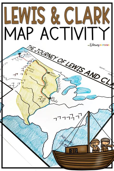 Lewis and Clark Expedition Map Activity & Task Cards | Print & Digital ...