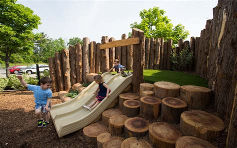 Oakville-natural-playground-slide - Earthscape Play