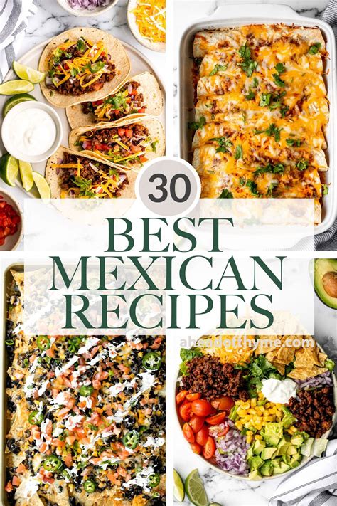 30 Mexican Recipes for Cinco de Mayo - Ahead of Thyme