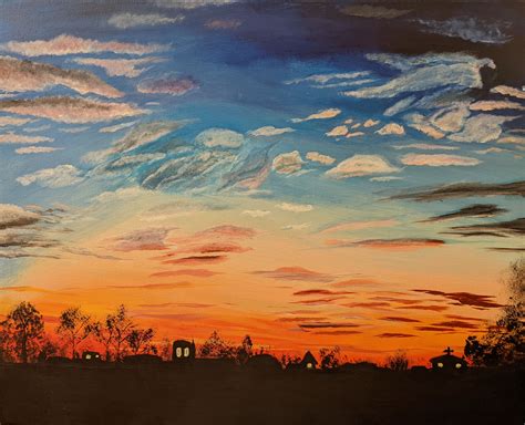 Acrylic Painting #6: Country Sunset — Justin Tadlock