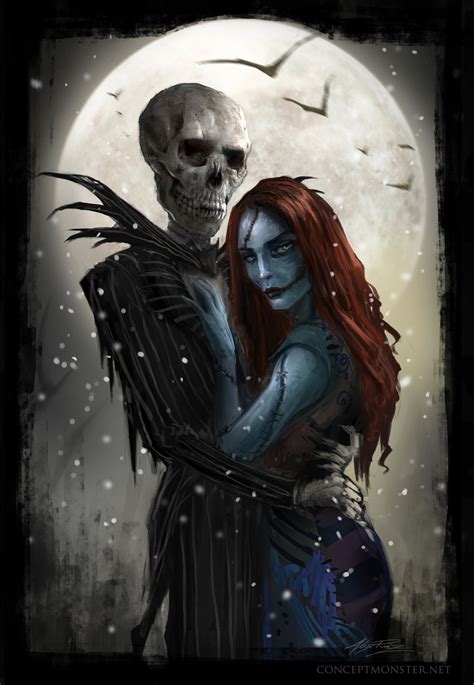 Romantic Jack And Sally Wallpaper - Sally Nightmare Before Christmas ...