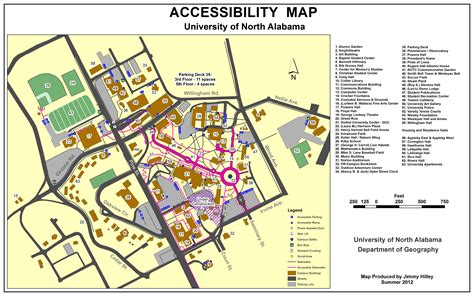 University Of North Alabama Campus Map - Map