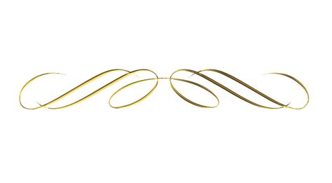 Elegant Gold Divider Png - Sustainableked